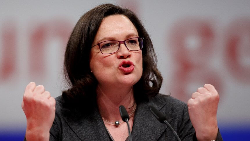 Andrea Nahles spaltet Deutschland mit unsinnigen Forderungen